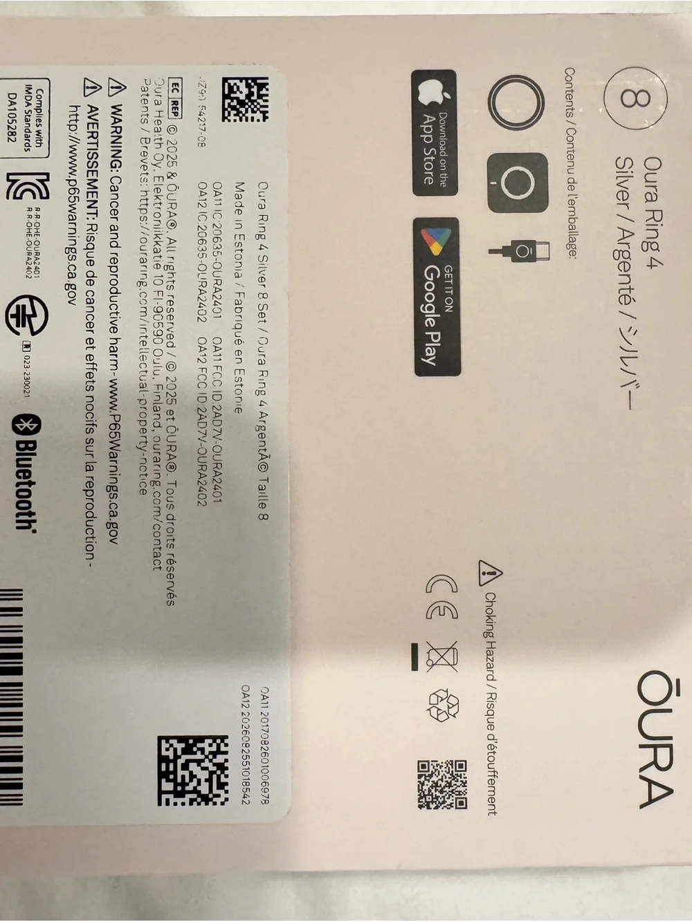 Oura sleek ring
